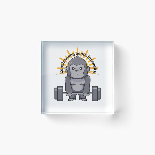 Item preview, Strong Gorilla Gym Workout – Powerlifting Fitness Design designed and sold by Palette _Vibes.
