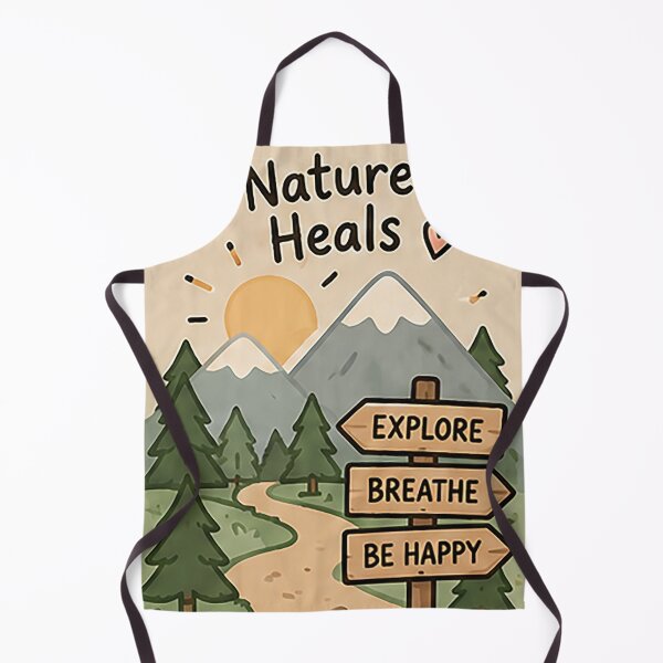 Item preview, Nature Heals | Explore Breathe Be Happy Mountain Adventure designed and sold by Sara-Ai.