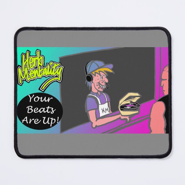 Item preview, Your Beats Are Up (grey) designed and sold by Herb-Mentality.