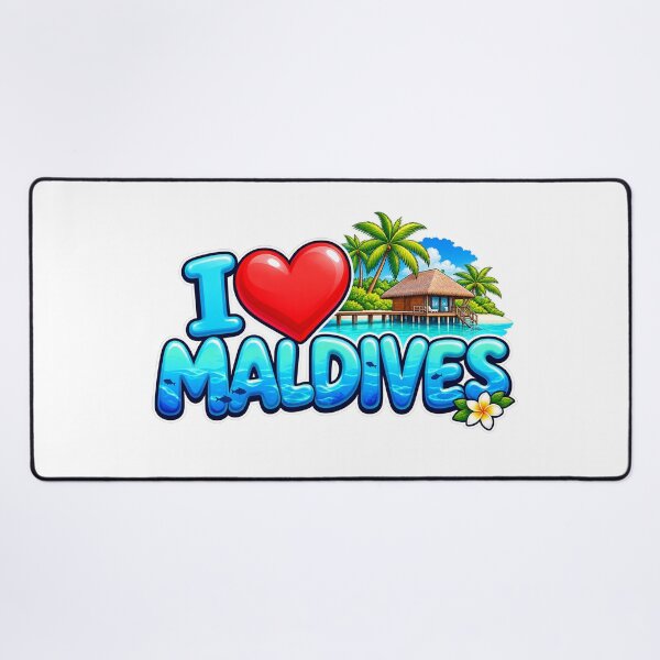 Item preview, i love maldives 2 designed and sold by Looplk.