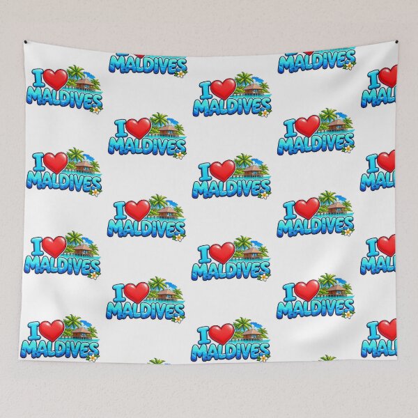 Item preview, i love maldives 2 designed and sold by Looplk.
