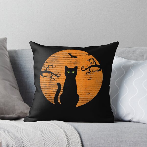 Item preview, Vintage Scary Christmas Cat Costume Retro Cat Moon Black Cat designed and sold by Szartstudios.