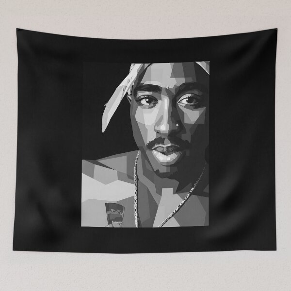 Item preview, Tupac Shakur Grayscale designed and sold by gosipli438.