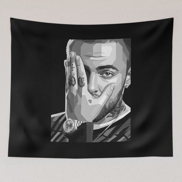 Item preview, Mac Miller Grayscale designed and sold by gosipli438.