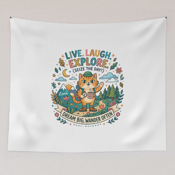 Item preview, LIVE LAUGH EXPLORE designed and sold by decimalades.