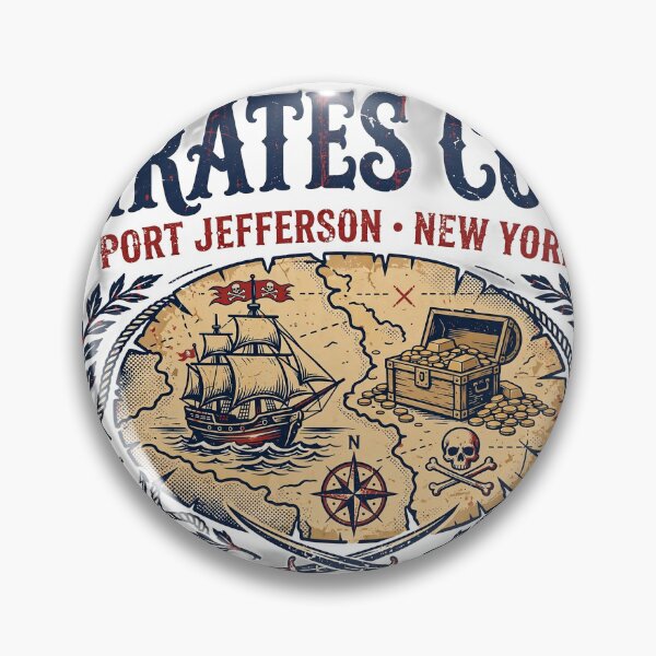 Item preview, Pirates Cove Port Jefferson NY Shirt | Vintage Pirate Souvenir T-Shirt designed and sold by FitEnvy.