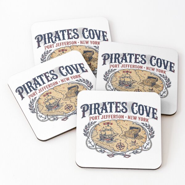Item preview, Pirates Cove Port Jefferson NY Shirt | Vintage Pirate Souvenir T-Shirt designed and sold by FitEnvy.