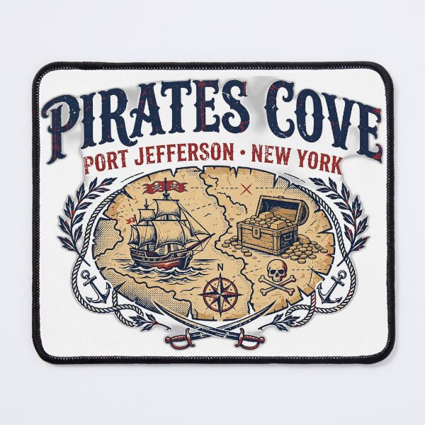Item preview, Pirates Cove Port Jefferson NY Shirt | Vintage Pirate Souvenir T-Shirt designed and sold by FitEnvy.