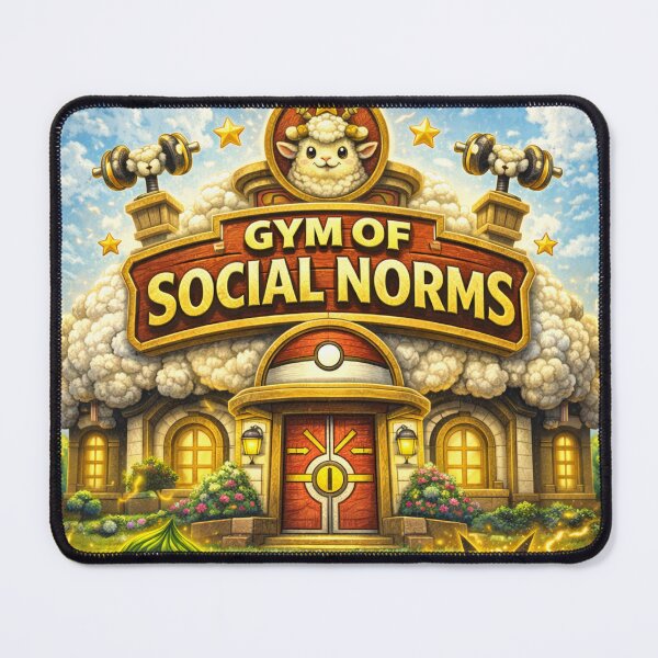 Item preview, Gym of Social Norms | PokeSheep Sheepism Parody designed and sold by Thpoar.