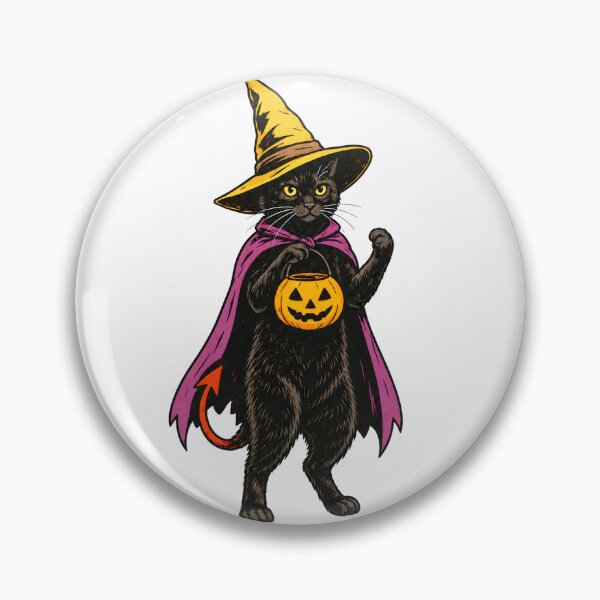 Item preview, Spooky Witch Cat Halloween Trick or Treat designed and sold by MagicTheDog.