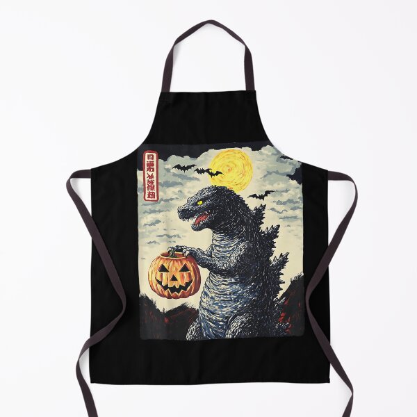 Item preview, Funny Vintage Japanese Monster Pumpkin Spooky Fall designed and sold by PladypooZztrt.