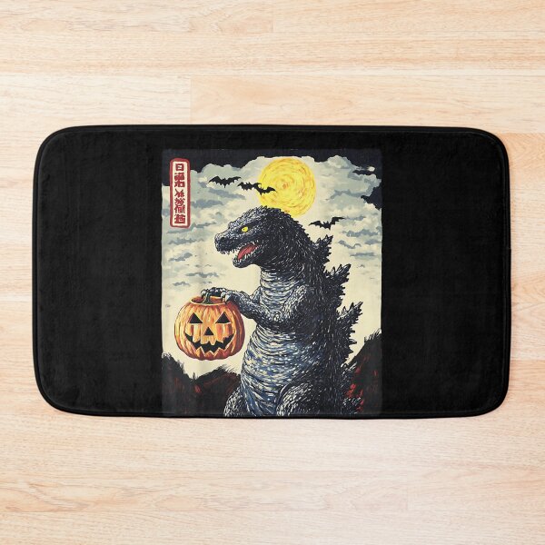 Item preview, Funny Vintage Japanese Monster Pumpkin Spooky Fall  designed and sold by PladypooZztrt.