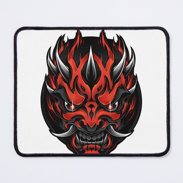 Item preview, Oni Maul Japanese Demon Inspired Illustration Design designed and sold by SavanahFirefox.