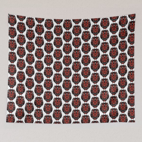 Item preview, Oni Maul Japanese Demon Inspired Illustration Design designed and sold by SavanahFirefox.