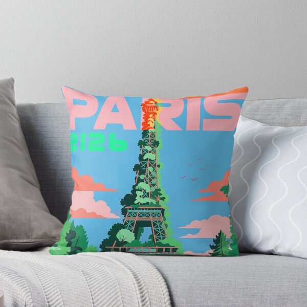 Item preview, Paris 2126 Solarpunk Eiffel Tower - Futuristic Travel Poster Art designed and sold by Silly Goose Party.