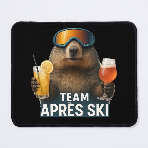 Item preview, Team Apres Ski Capybara Ski Goggles Party designed and sold by Loona97.