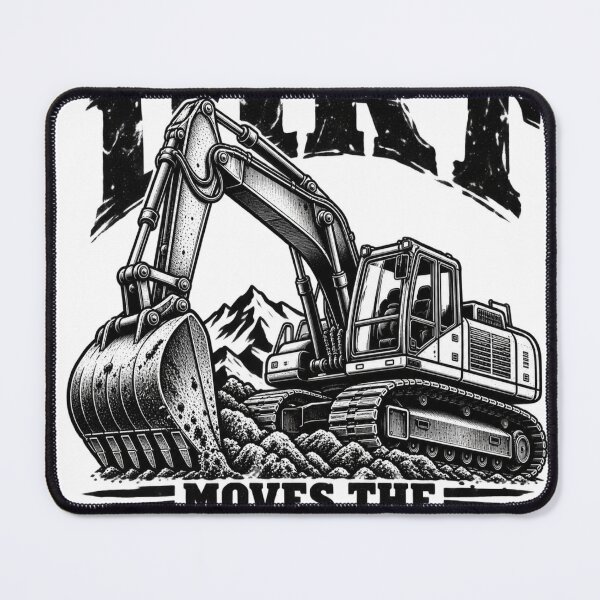 Item preview, Dirt Moves the World – Heavy Equipment designed and sold by rachidloucif.
