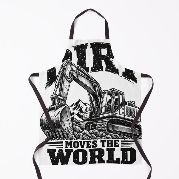 Item preview, Dirt Moves the World – Heavy Equipment designed and sold by rachidloucif.