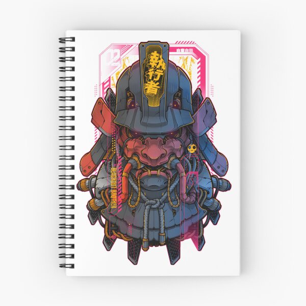 Item preview, Futuristic Samurai Mecha Warrior Illustration with Cybernetic Armor and Katana designed and sold by nemuwu.