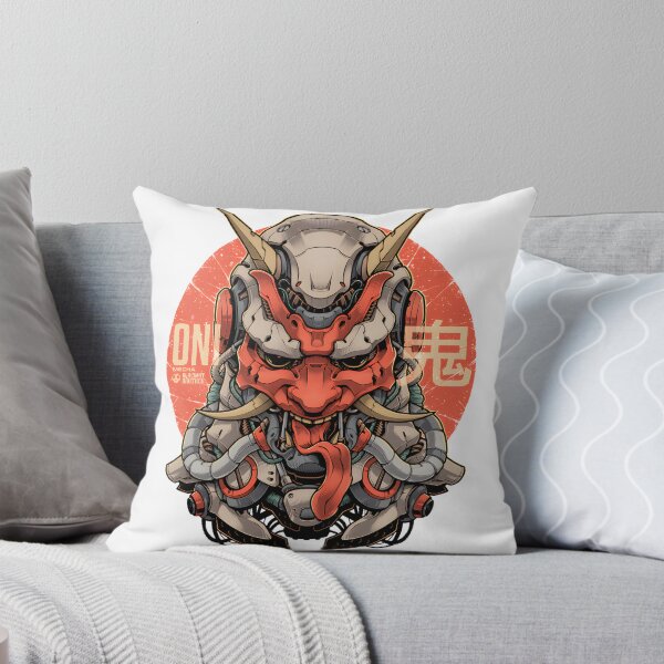 Item preview, Oni Mecha Fusion Design Featuring Futuristic Samurai and Robotic Elements designed and sold by SavanahFirefox.