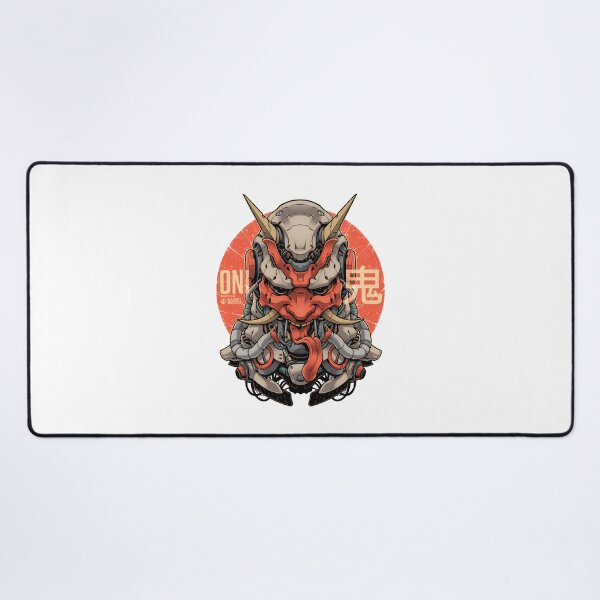 Item preview, Oni Mecha Fusion Design Featuring Futuristic Samurai and Robotic Elements designed and sold by SavanahFirefox.