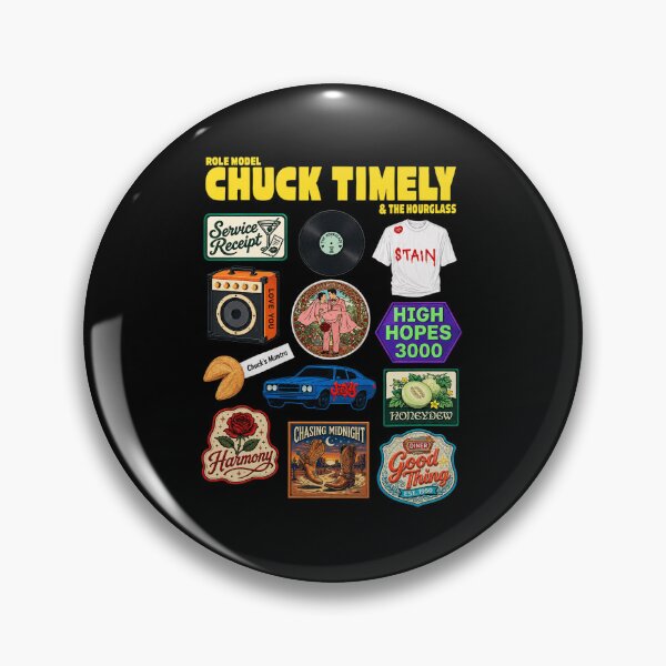 Item preview, Chuck Timely Hourglass Retro Pop Music 2026 designed and sold by bcouchie.