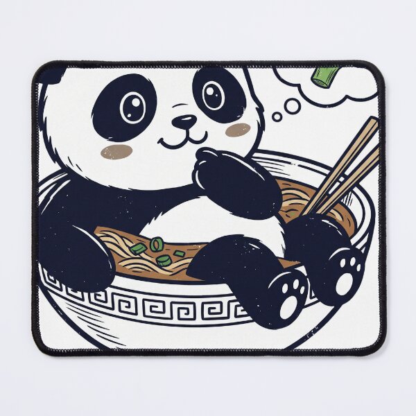 Item preview, Cute Panda Eating Ramen designed and sold by NzrProcreate.