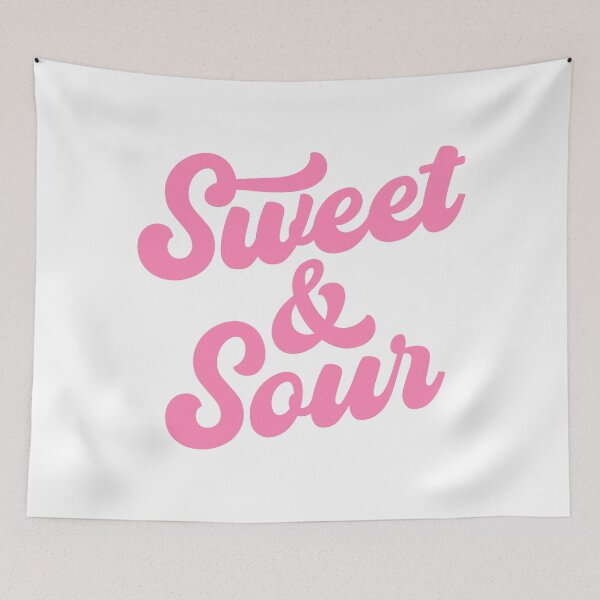 Item preview, Sweet & Sour (Pink text on white) designed and sold by STUDIO-72.