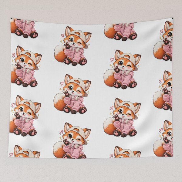Item preview, Cute Fox DJ designed and sold by LunaVales.