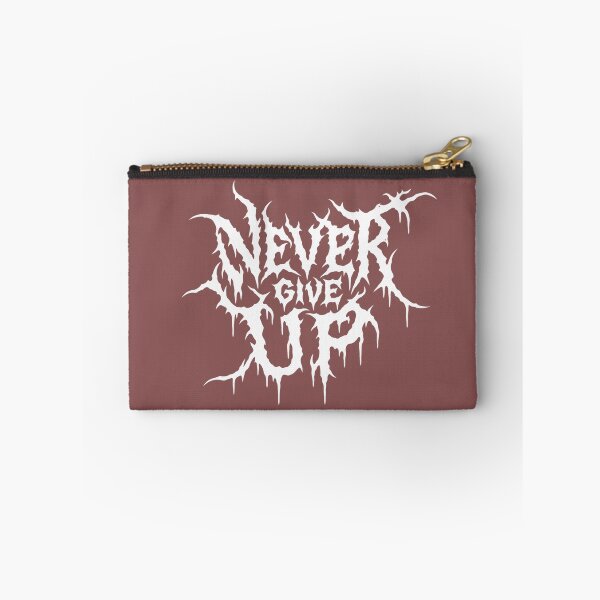 Item preview, Never Give Up – Gothic Motivational Typography designed and sold by NinaCreator.