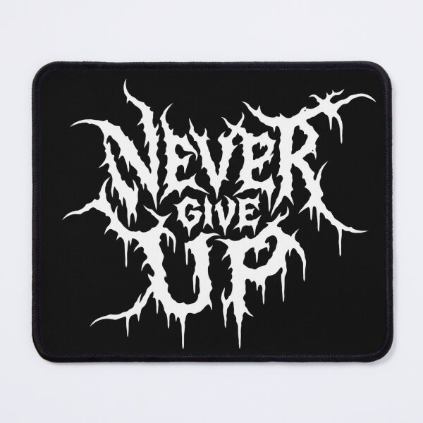 Item preview, Never Give Up – Gothic Motivational Typography designed and sold by NinaCreator.