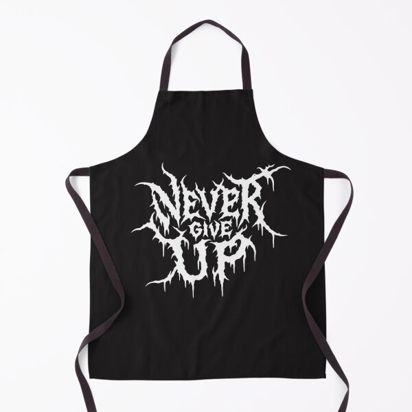 Item preview, Never Give Up – Gothic Motivational Typography designed and sold by NinaCreator.
