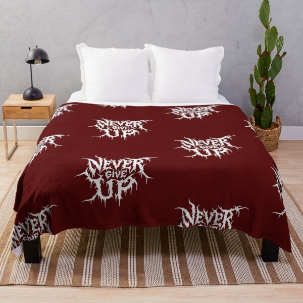 Item preview, Never Give Up – Gothic Motivational Typography designed and sold by NinaCreator.