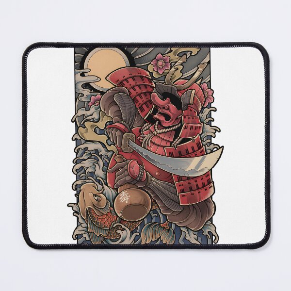 Item preview, Yopparai The Drunken Samurai Artistic Illustration with Traditional Japanese Style designed and sold by SavanahFirefox.