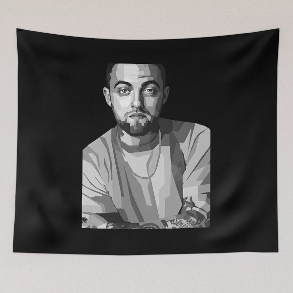 Item preview, Mac Miller Grayscale designed and sold by varkicermanas.
