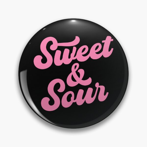 Item preview, Sweet & Sour (Pink text on black) designed and sold by STUDIO-72.