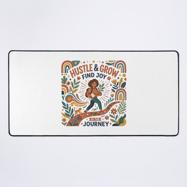Item preview, hustle & grow, find joy designed and sold by decimalades.