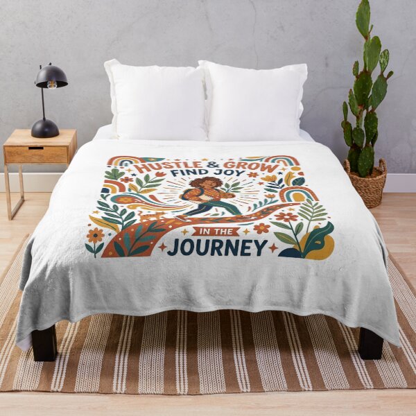Item preview, hustle & grow, find joy designed and sold by decimalades.