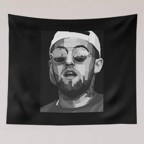 Item preview, Mac Miller Grayscale designed and sold by varkicermanas.