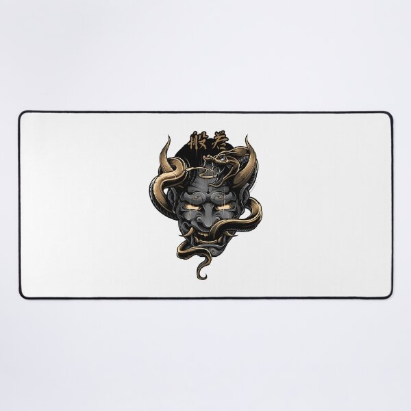 Item preview, Traditional Hannya Demon Mask Japanese Tattoo Art Design designed and sold by nemuwu.