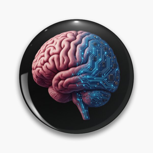 Item preview, Human AI Brain - Artificial Intelligence Circuit Brain designed and sold by Starstacks.