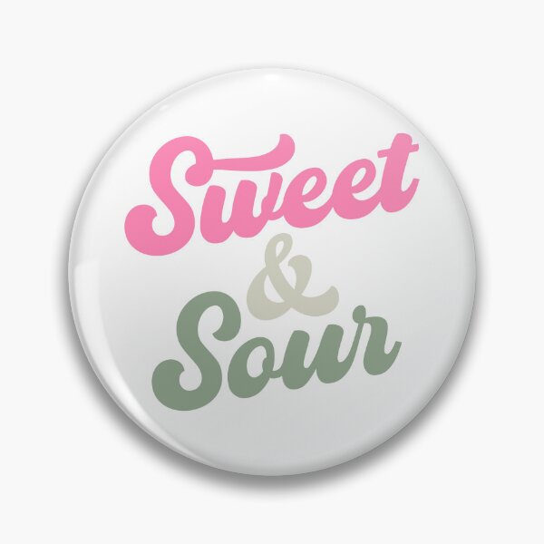 Item preview, Sweet & Sour (Pink & green text on white) designed and sold by STUDIO-72.