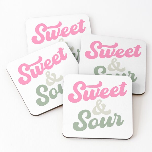 Item preview, Sweet & Sour (Pink & green text on white) designed and sold by STUDIO-72.