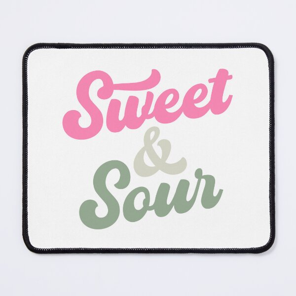 Item preview, Sweet & Sour (Pink & green text on white) designed and sold by STUDIO-72.