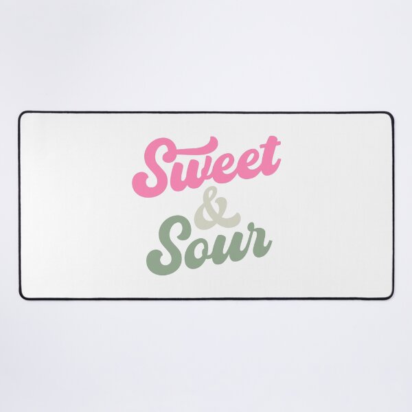 Item preview, Sweet & Sour (Pink & green text on white) designed and sold by STUDIO-72.