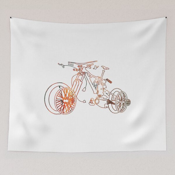 Item preview, Mountain Bike Drawing designed and sold by Frenzygeonar.