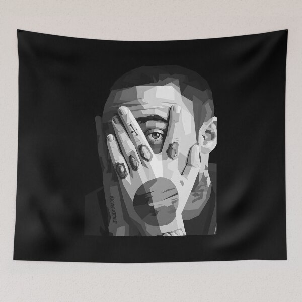 Item preview, Mac Miller Grayscale designed and sold by varkicermanas.