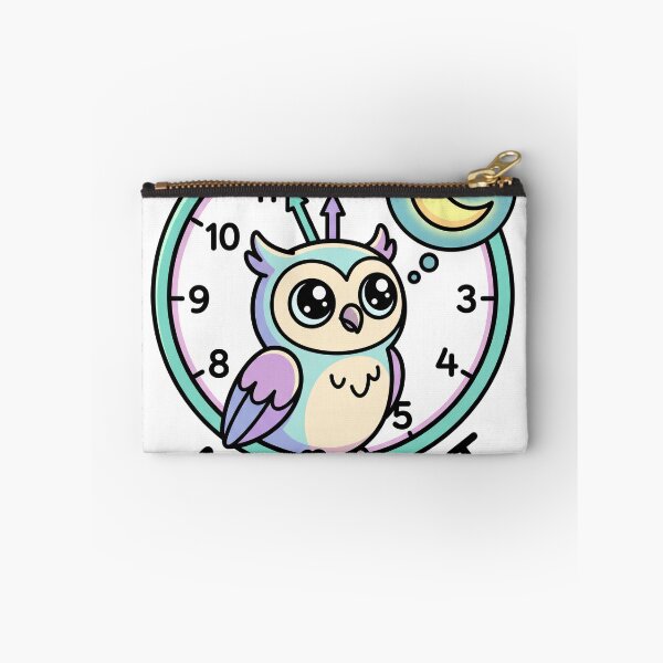 Item preview, Cute Owl Midnight Clock designed and sold by NzrProcreate.