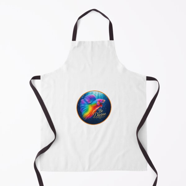 Item preview, Be Divine – Rainbow Betta Fish Proud Underwater Art designed and sold by NotSoSubtleRosiePeas.