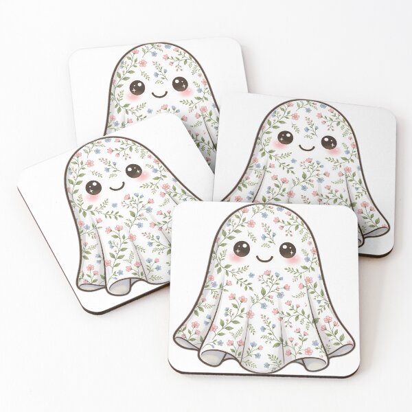 Item preview, Floral Cottagecore Ghost Cute Halloween PNG designed and sold by Worn and Witty.